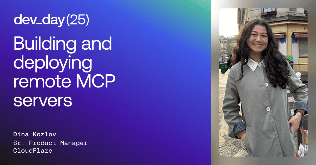 preview image of the session that includes the session title, the speaker name, and the speaker photo